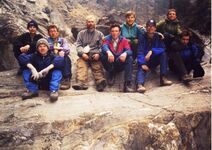 Группа в каньоне реки Кынгарга.