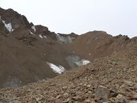 Перевал Таврида со стороны р. Кубасай. Фото 2008 года.