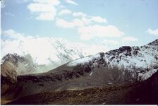 11 августа. Снимок с восточного подножья перевала Каракезень на восток
