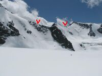 Седловины перевалов Кунакбай и Кунакбай Западный с лед. Щукина